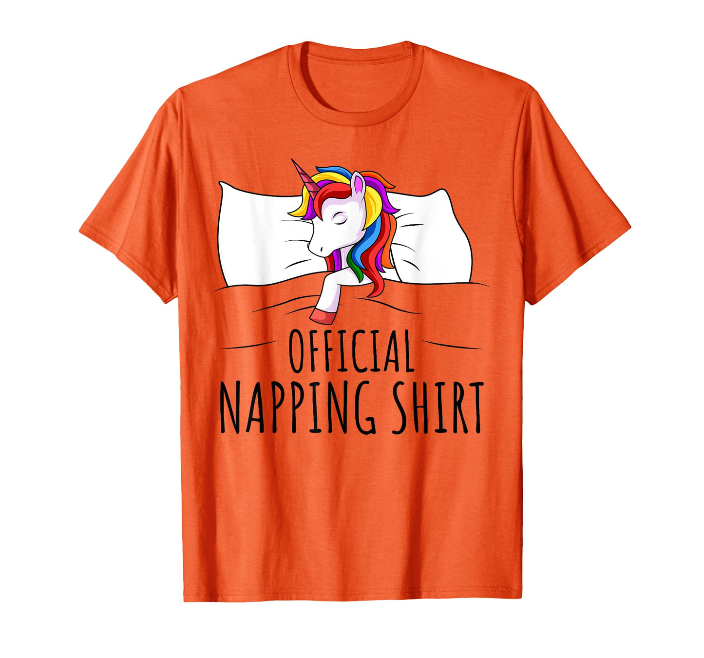 Sleeping Unicorn Girls Women Official Napping T-Shirt