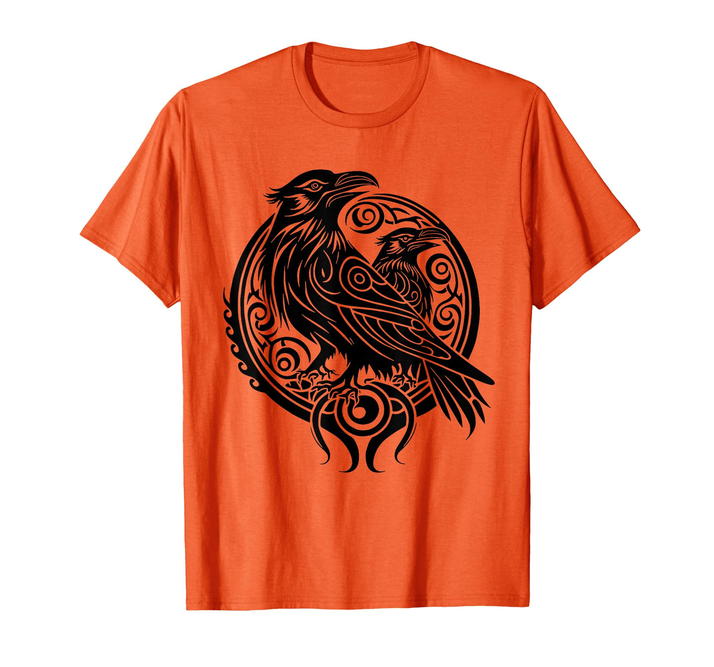 Odins Raven Norse Mythology Viking Birds Celtic Knots Asgard T-Shirt