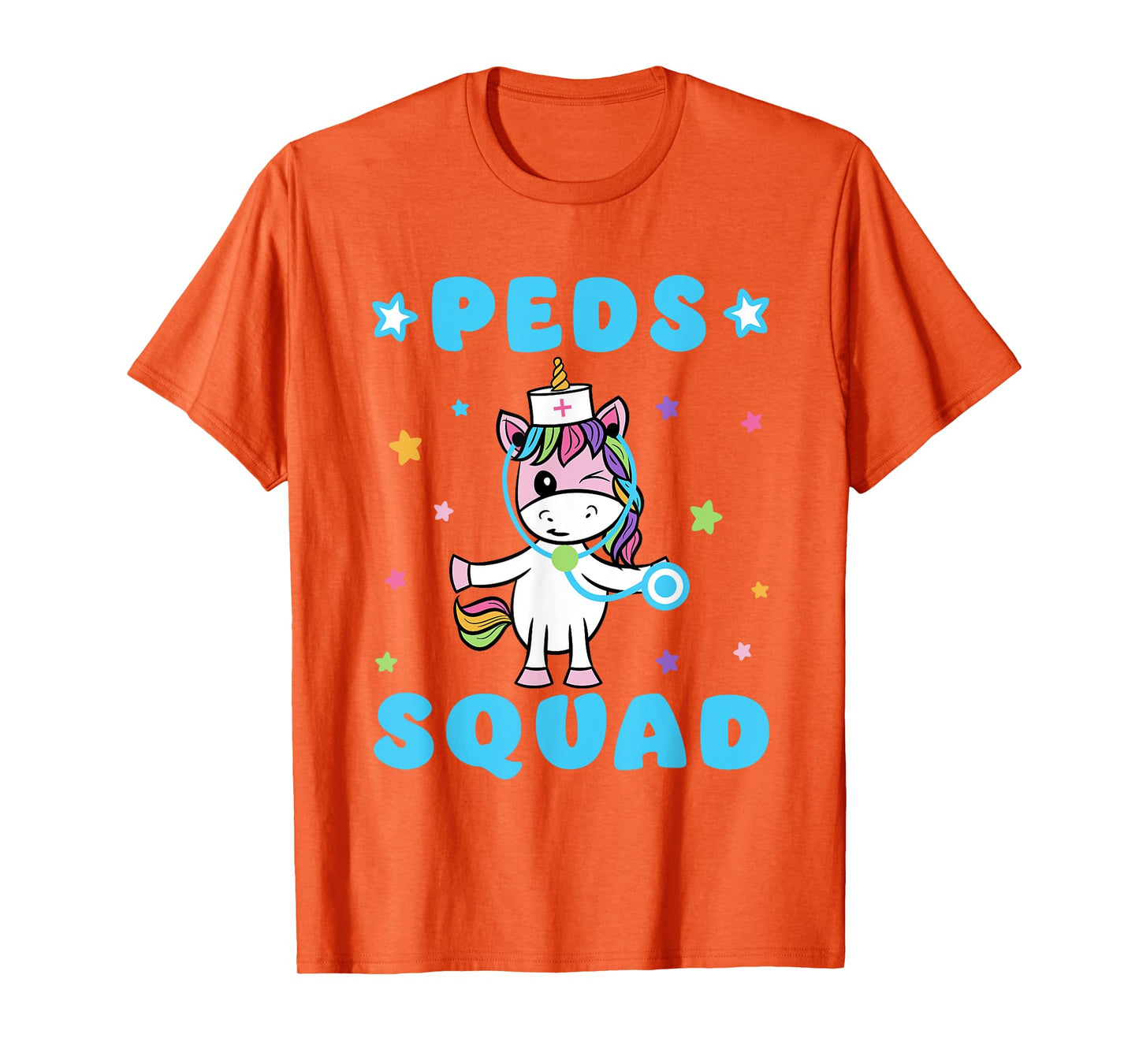 Peds Squad Pediatric Nurse - Funny Unicorn Stethoscope T-Shirt