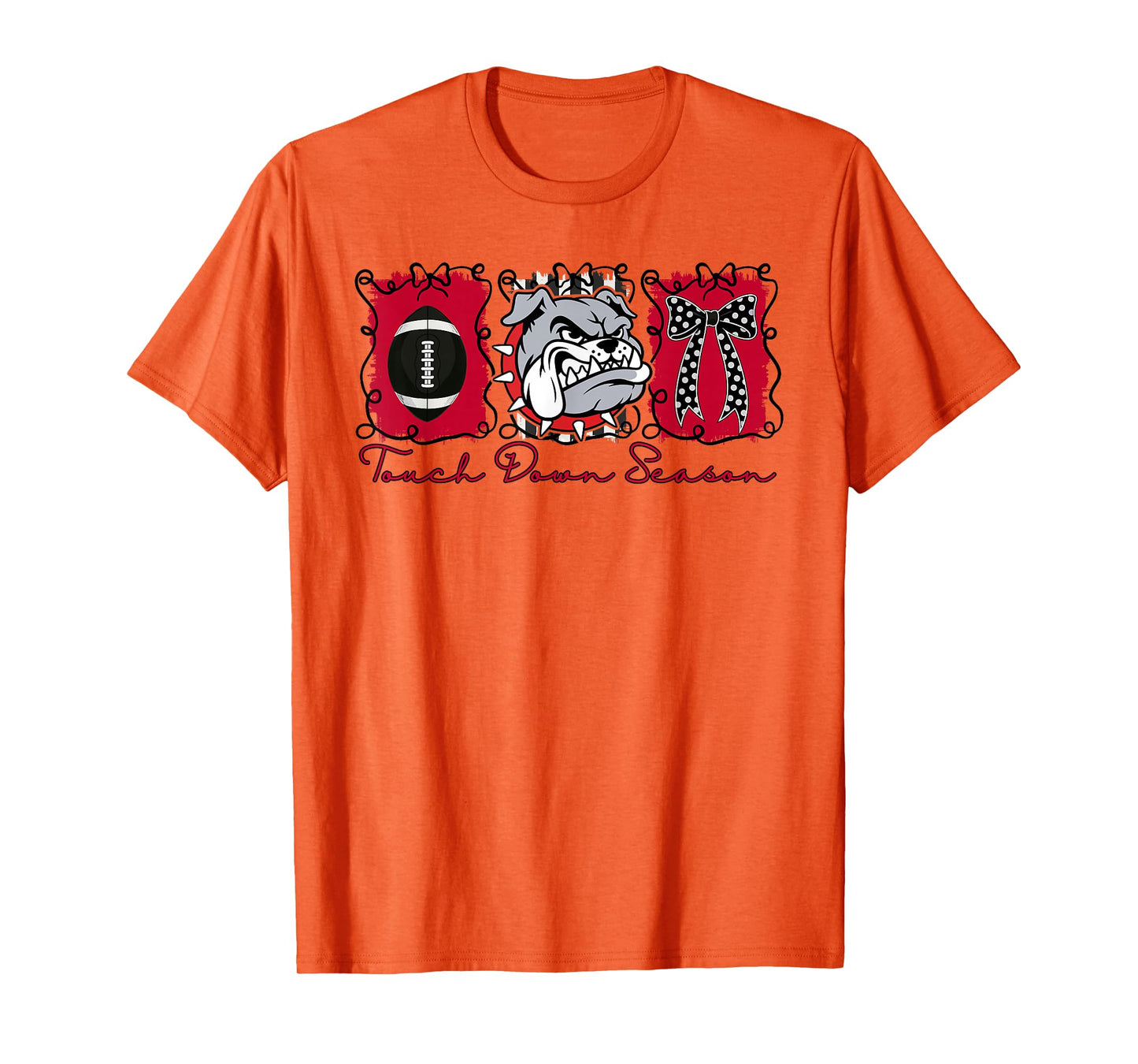 Bulldogs Football Game Day School Mascot Team Spirit T-Shirt