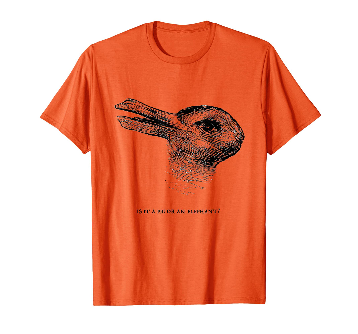 Optical illusion shirt: duck rabbit shirt