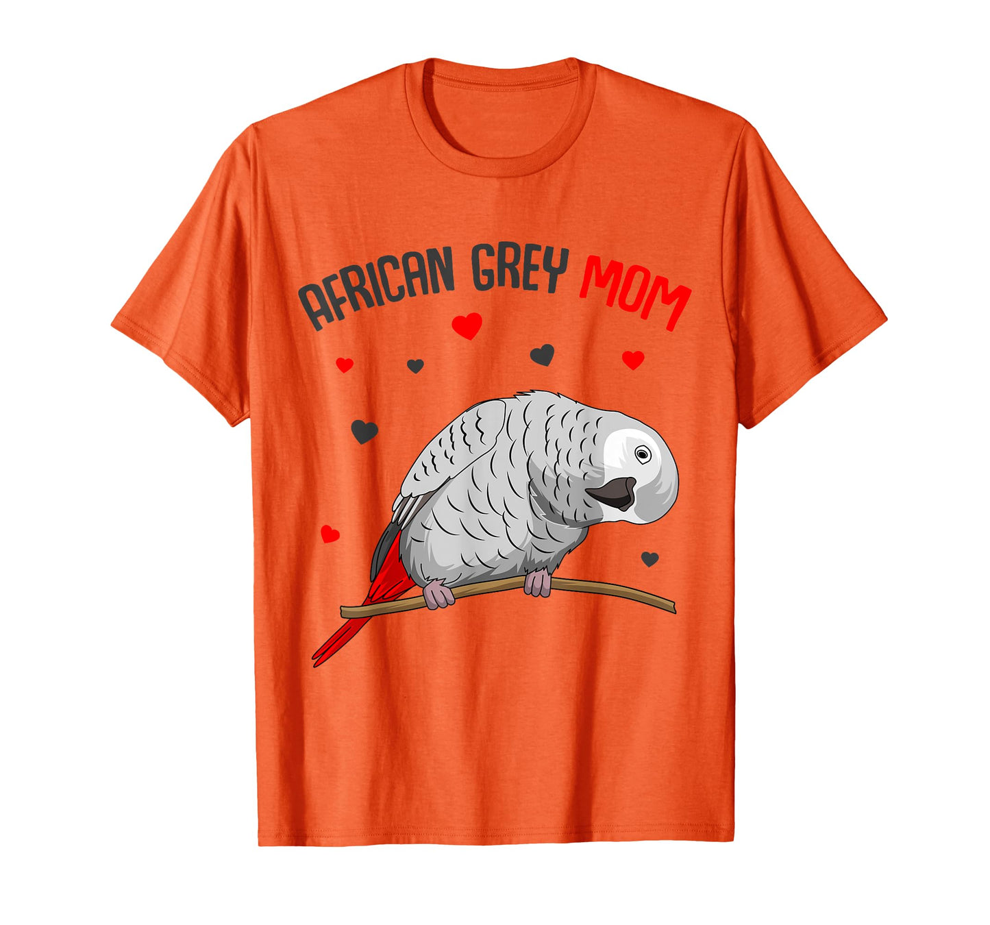 African Grey Parrot Mom Love funny Women T-Shirt