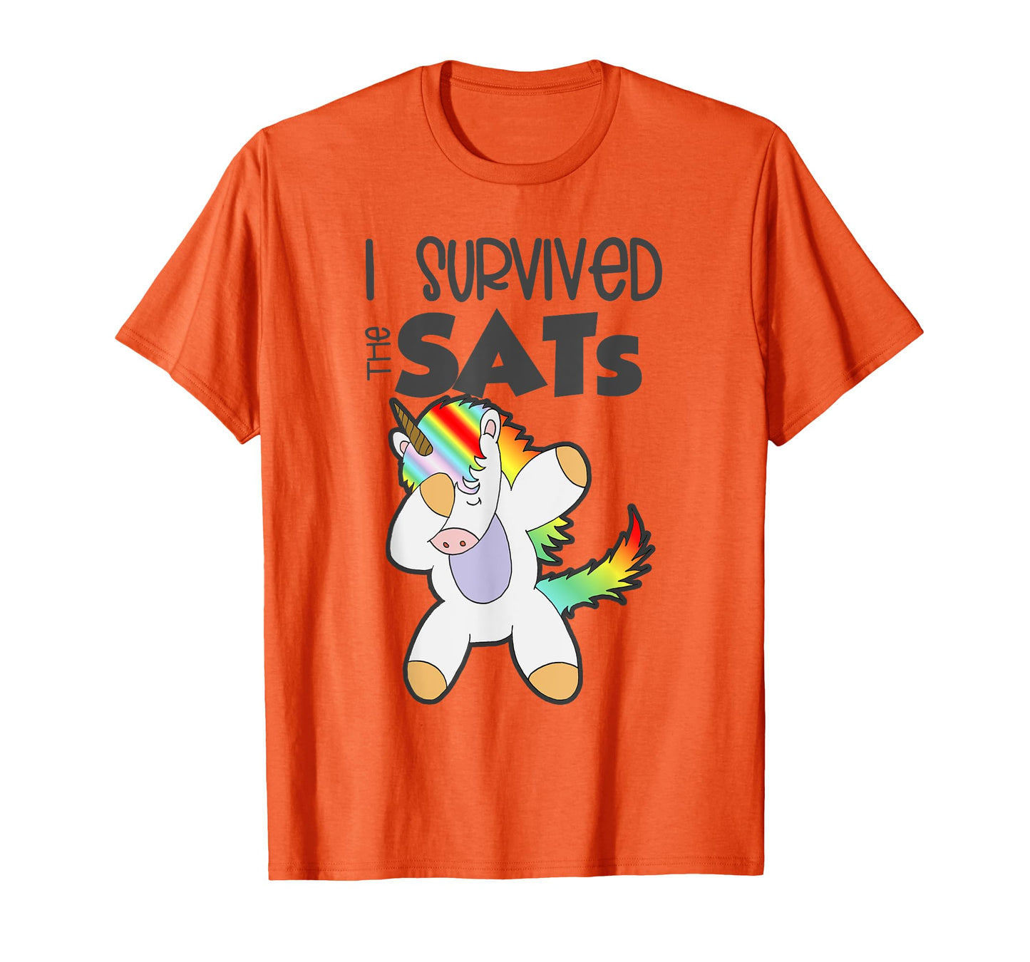 I Survived the SATs Dabbing Unicorn Test Day Exam Education T-Shirt