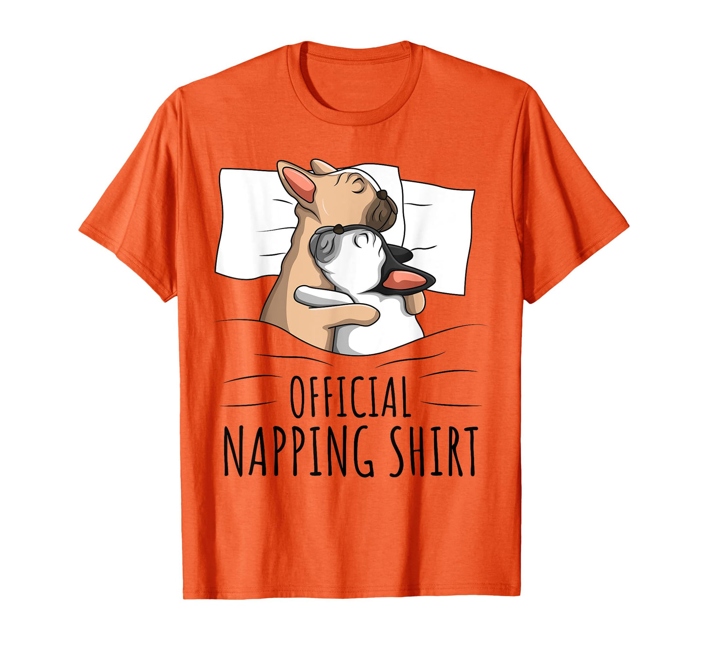 Sleeping French Bulldog Dog Official Napping T-Shirt