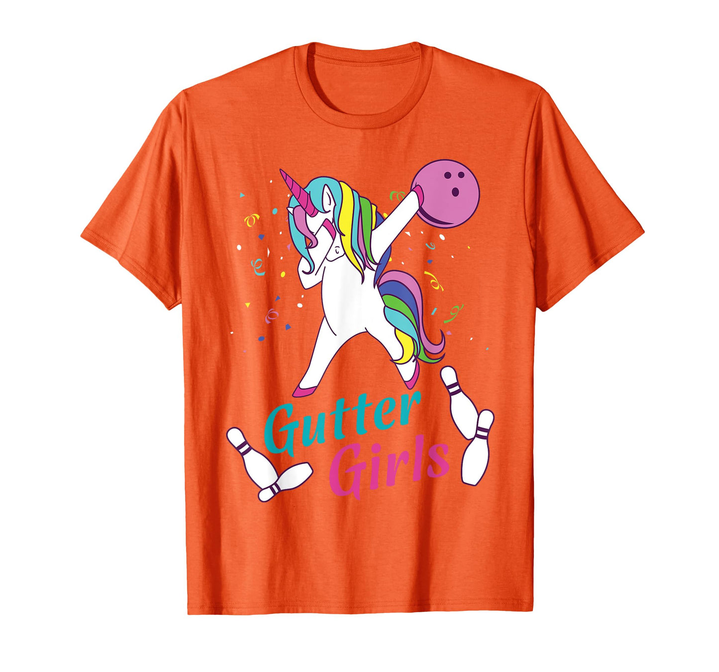 Gutter Girls Unicorn Bowling Team Shirt for Women T-Shirt T-Shirt