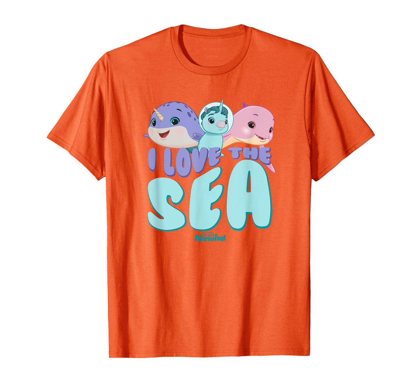 DreamWorks Not Quite Narwhal I Love the Sea T-Shirt
