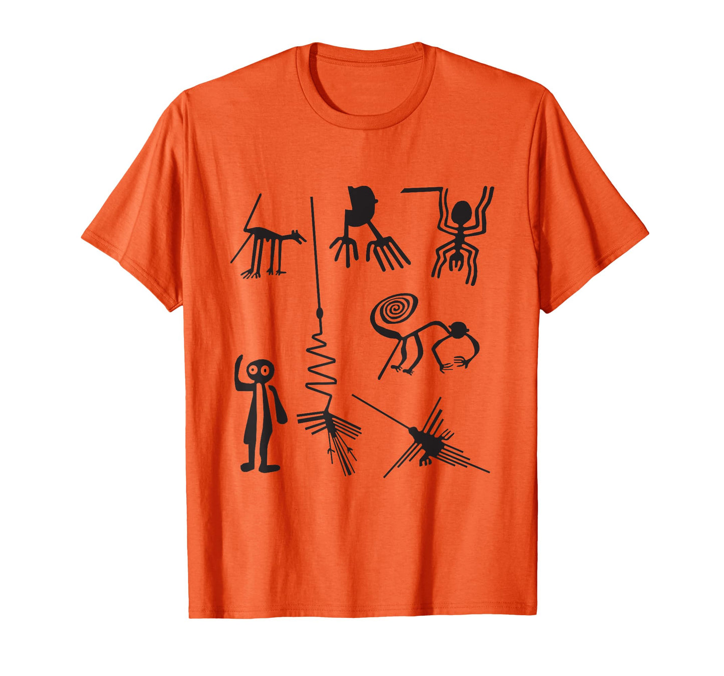 Nazca Lines Ancient UFO Aliens Extraterrestrial Art T-shirt T-Shirt