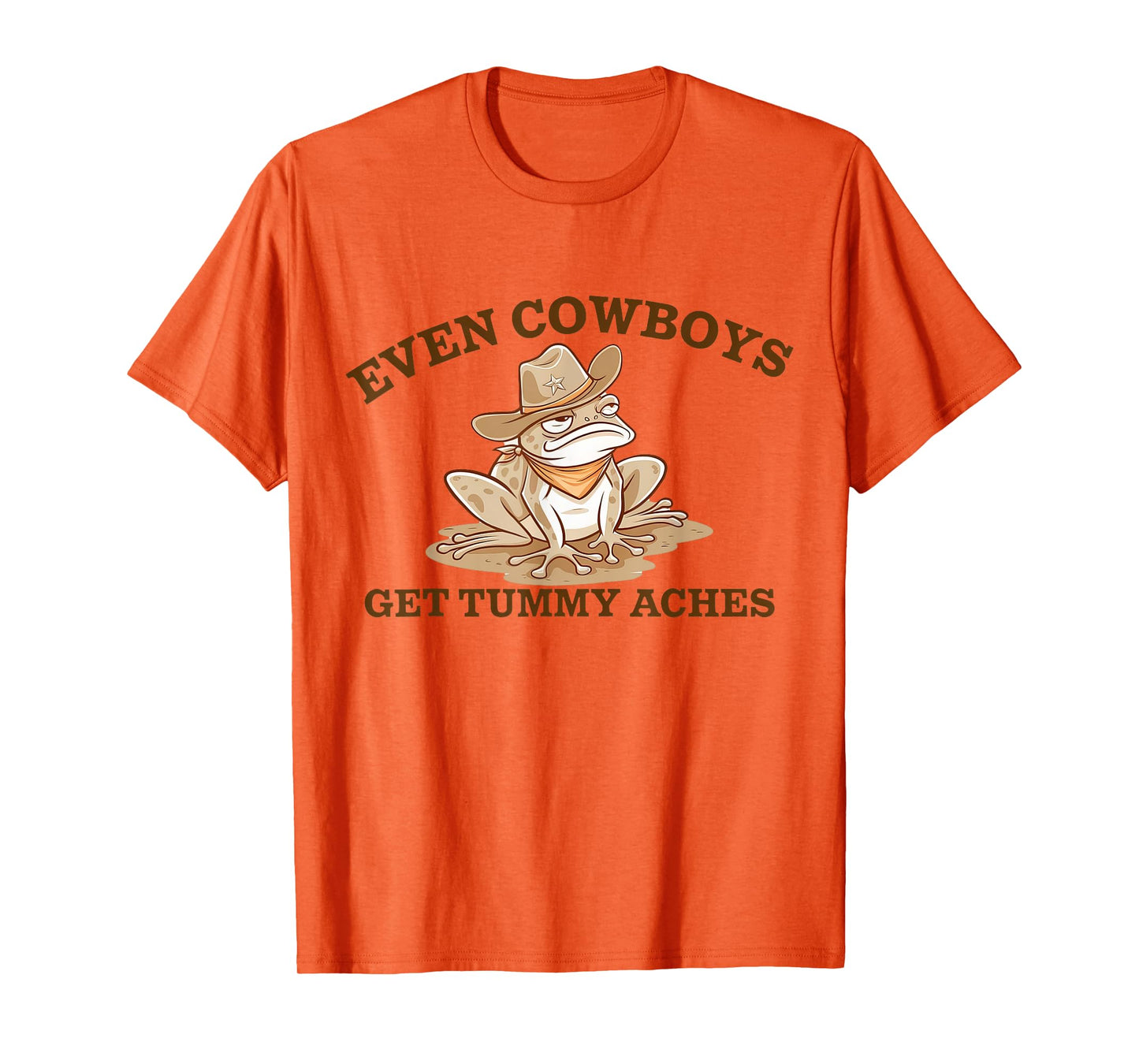 Stomach Ache Hurts Pun Even Cowboys Get Tummy Ache Survivor T-Shirt