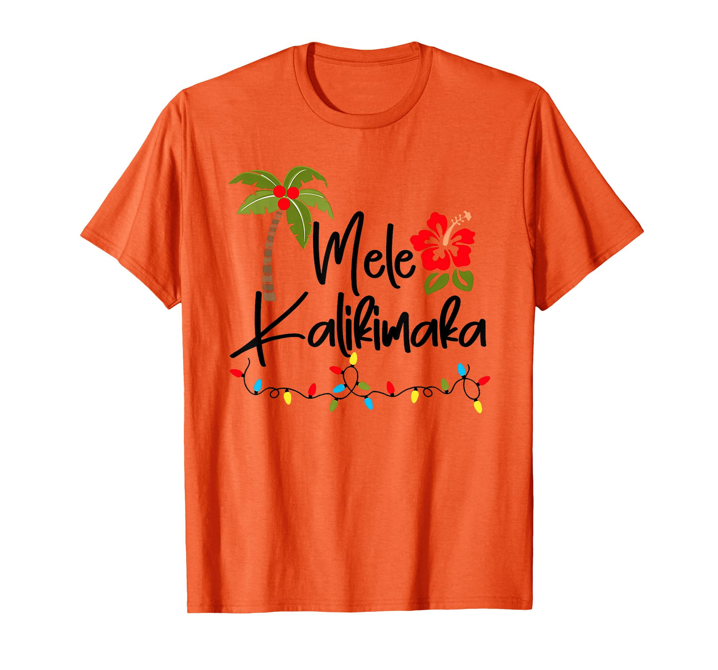 Mele Kalikimaka Tropical Christmas Hawaiian Xmas T-Shirt