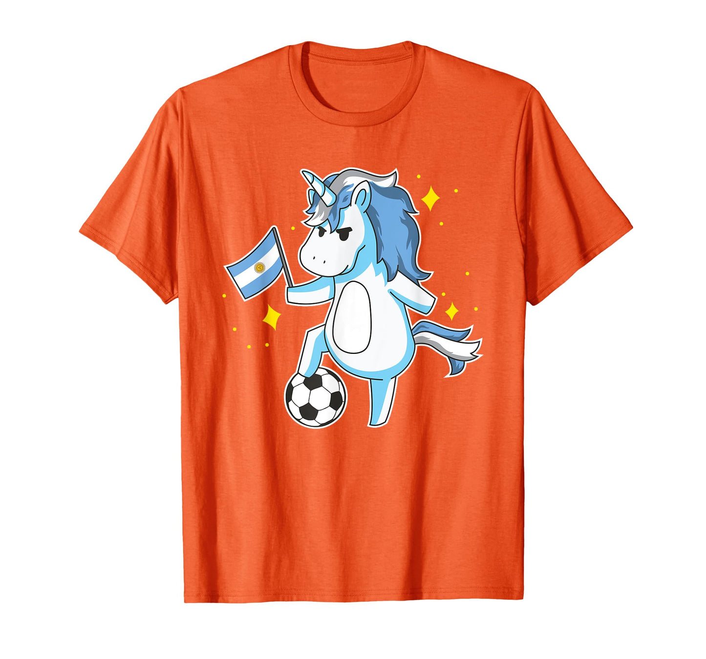 Soccer Unicorn Argentina Jersey Shirt Argentinian Football T-Shirt
