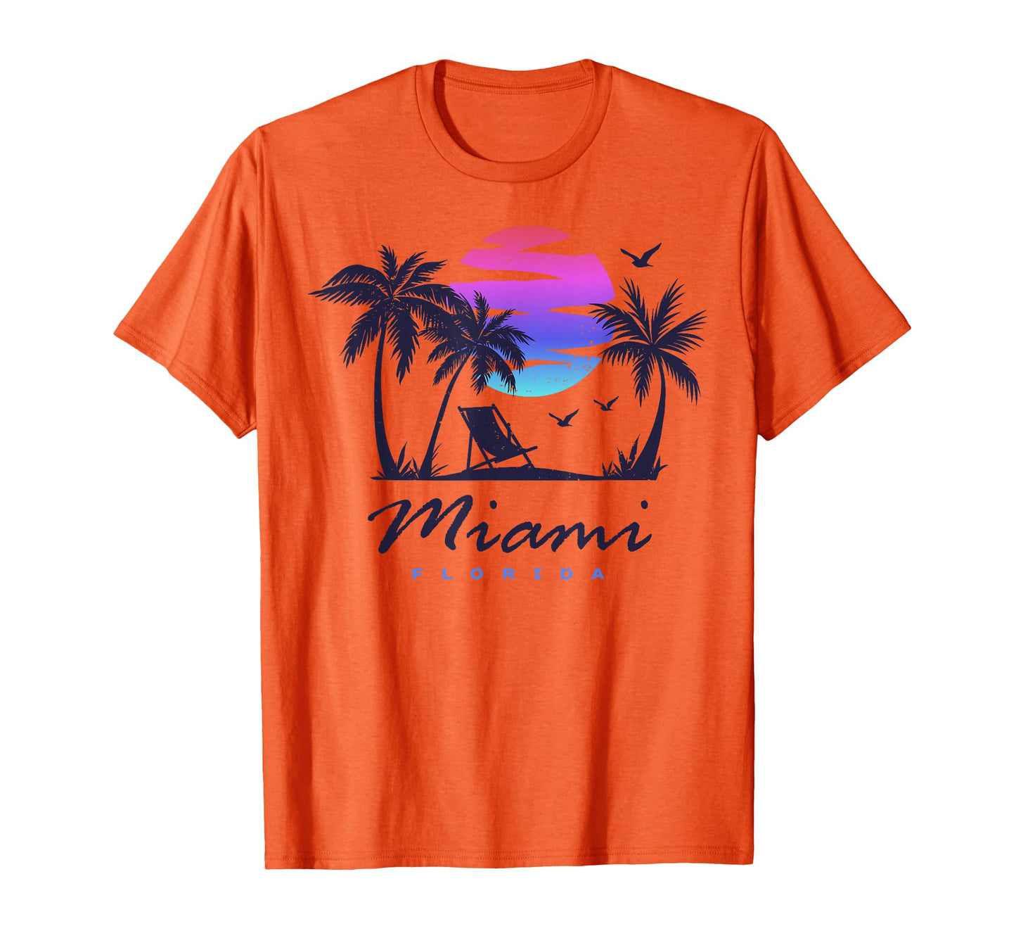 MIAMI Florida Beach Vacation Spring Break Honeymoon Vintage Men Women Kids T-Shirt