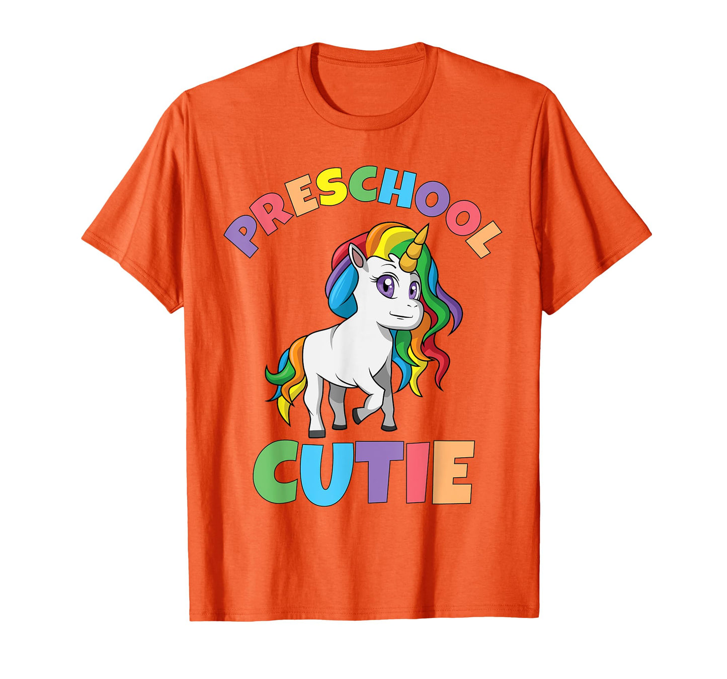 First Day of Preschool Girls Toddler Unicorn Preschool Cutie T-Shirt