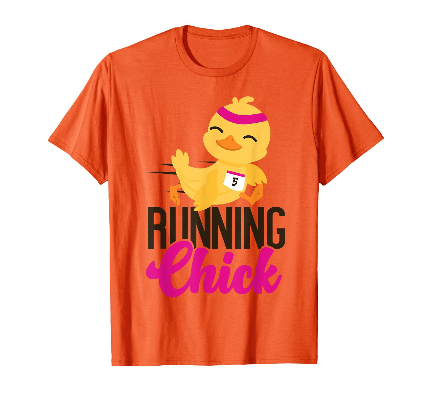 Running Runner Half Marathon Chicken Girl Running Chick T-Shirt