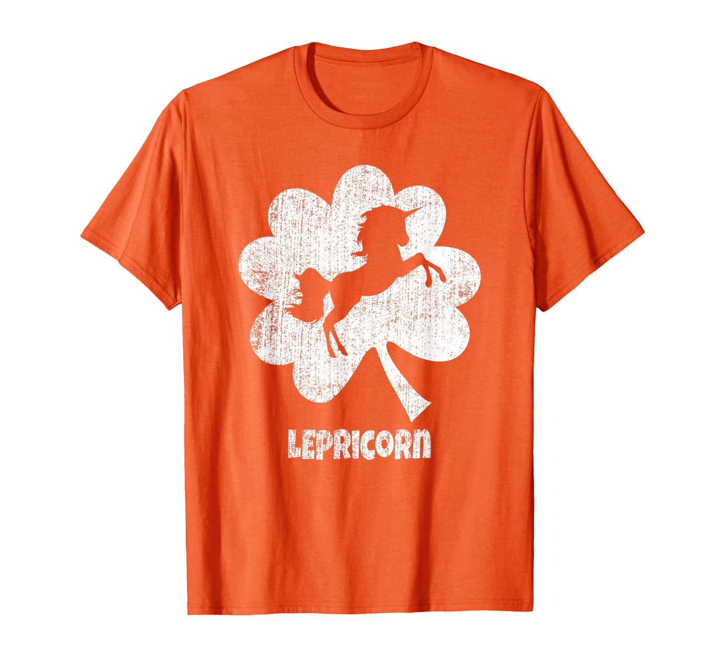 Unicorn St Patricks Day Lepricorn Silhouette Girl Women T-Shirt