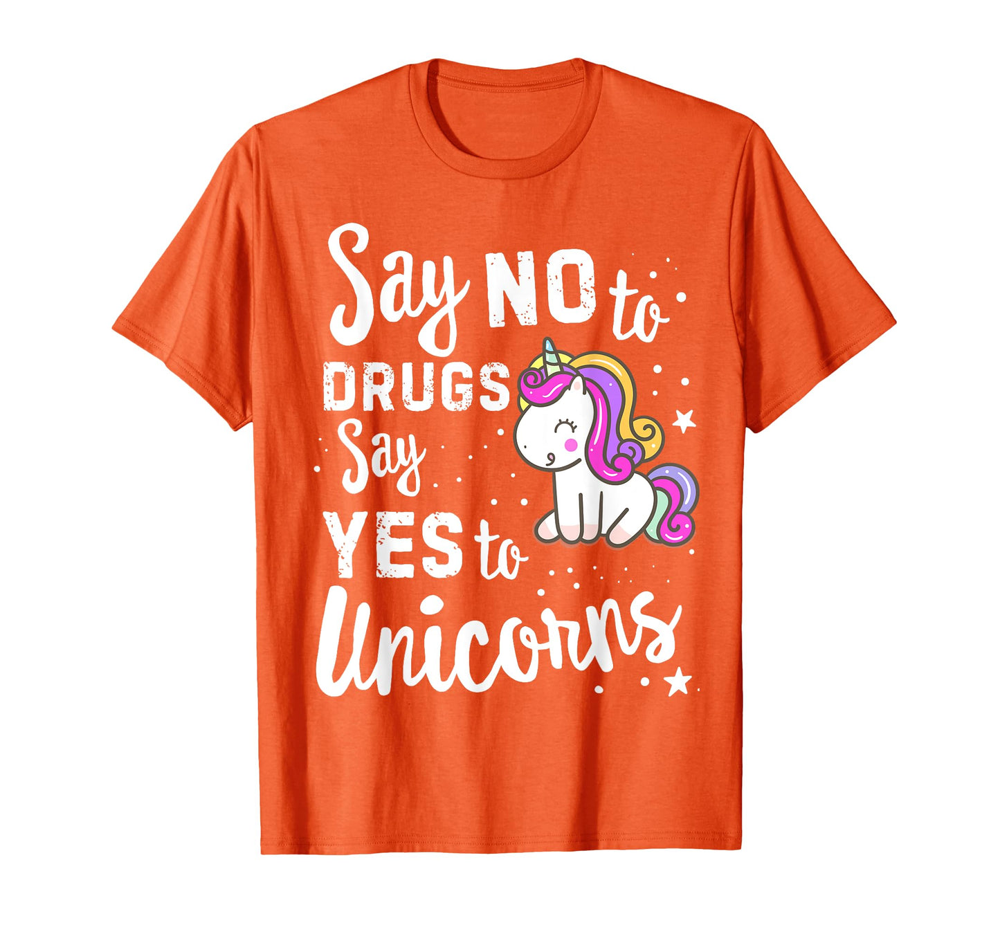 Red Ribbon Week Say No To Say Yes To Unicorns Unicorn T-Shirt