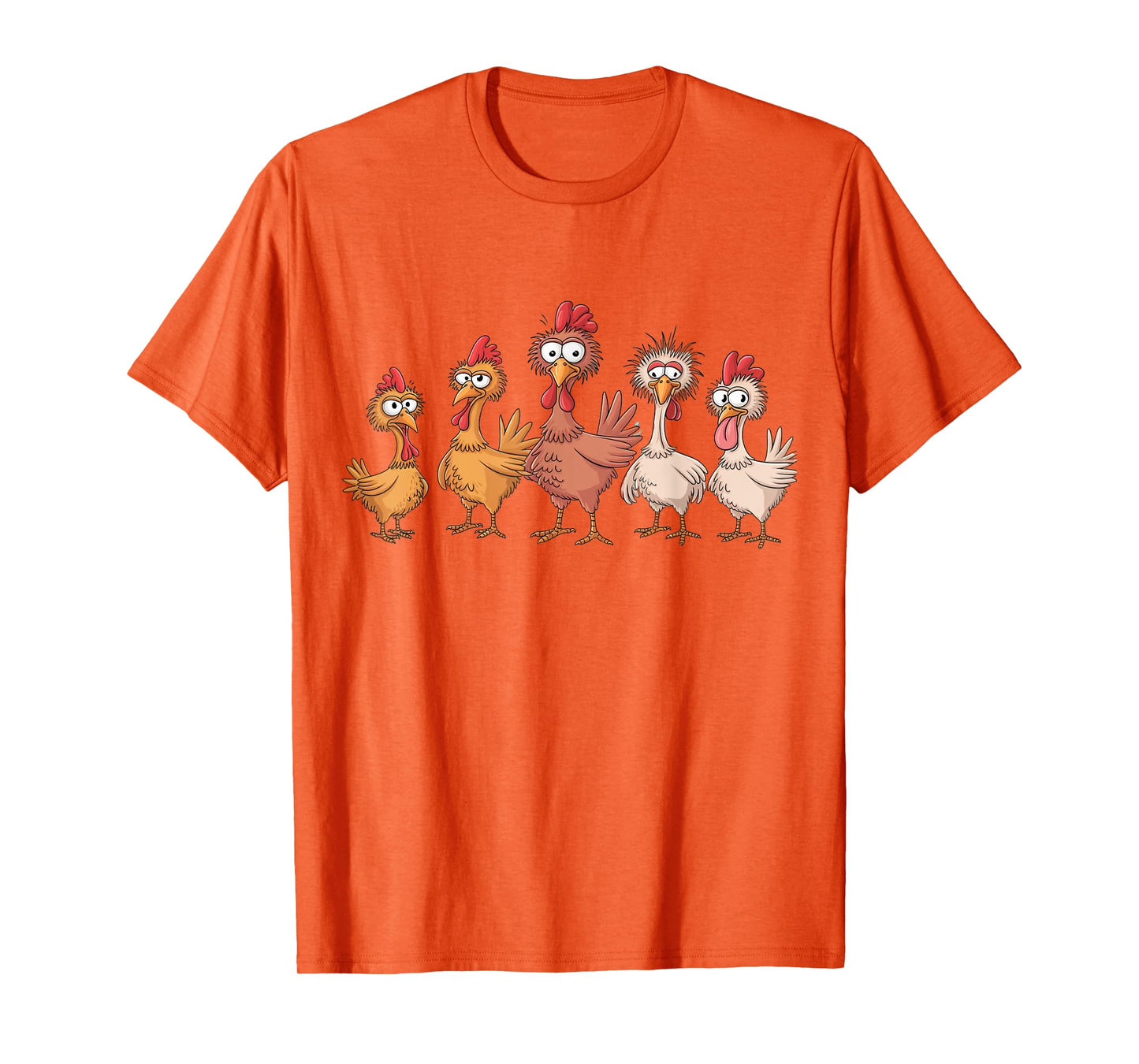 Chicken Art Crazy Chicken Gifts For Men Women Kid Boy Family T-Shirt