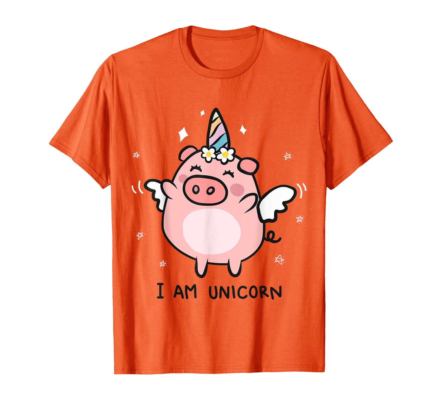 Cute Pigs Can Fly Unicorn Girls Tshirt Gift T-Shirt