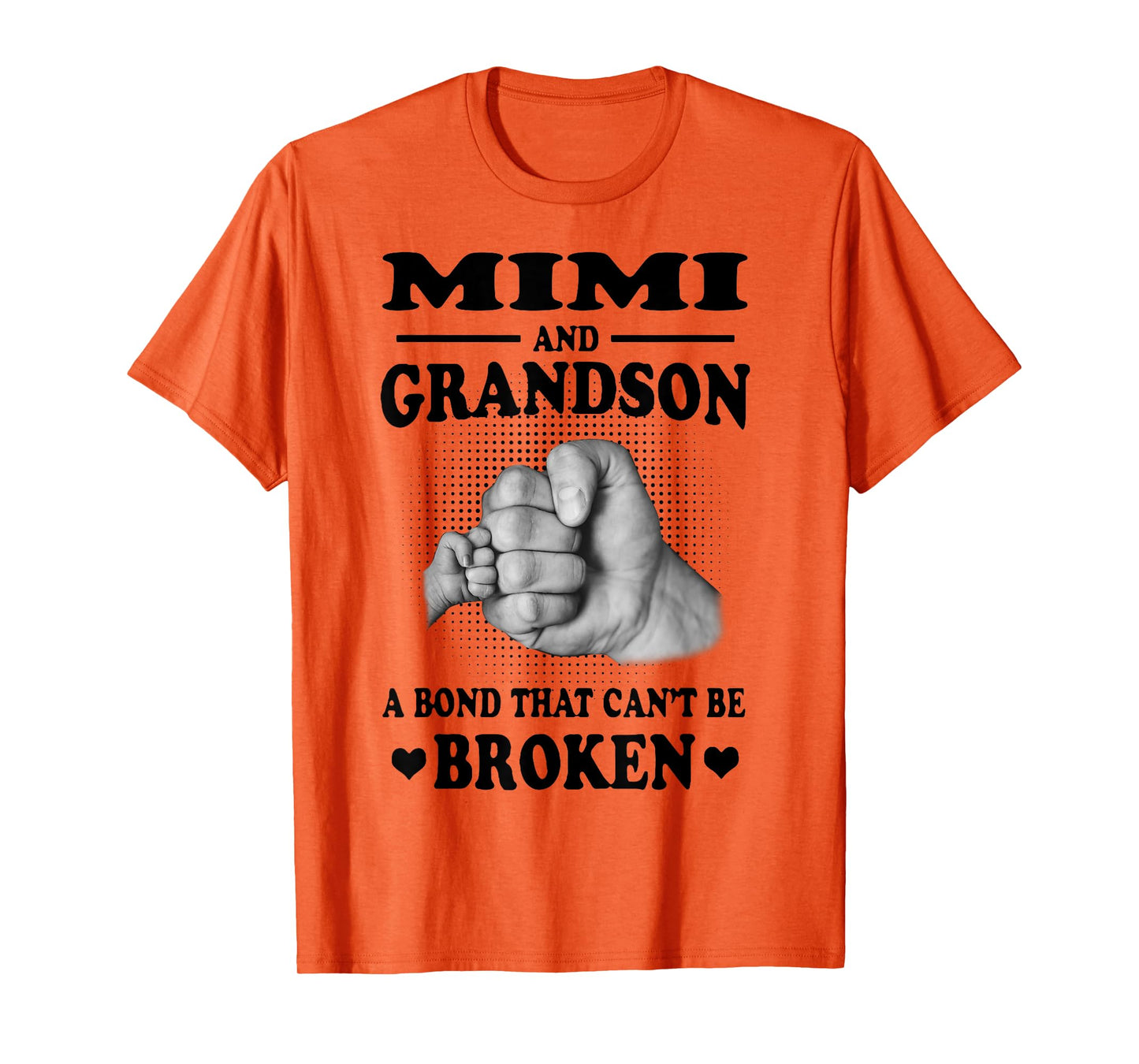 Mimi And Grandson A Bond That Can't Be Broken Gift T-Shirt