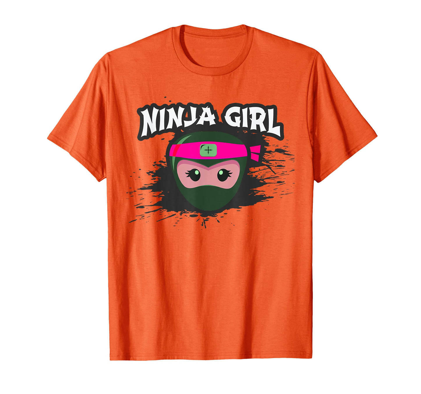 Ninja Girl Team Covert Crew Funny Princess Birthday Pink T-Shirt