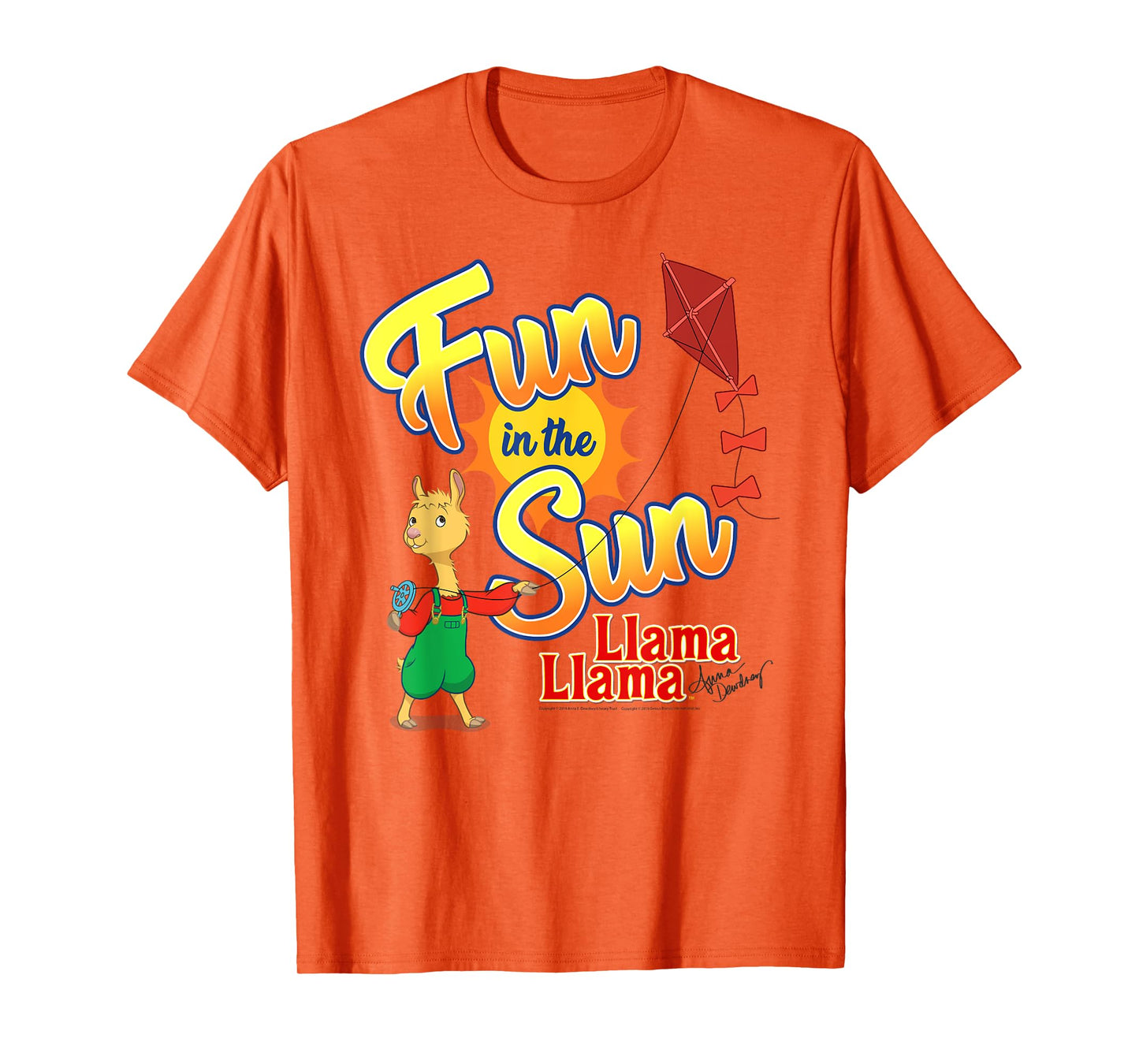 Llama Llama Red Pajama Netflix "Fun in the Sun" Tee Shirt T-Shirt