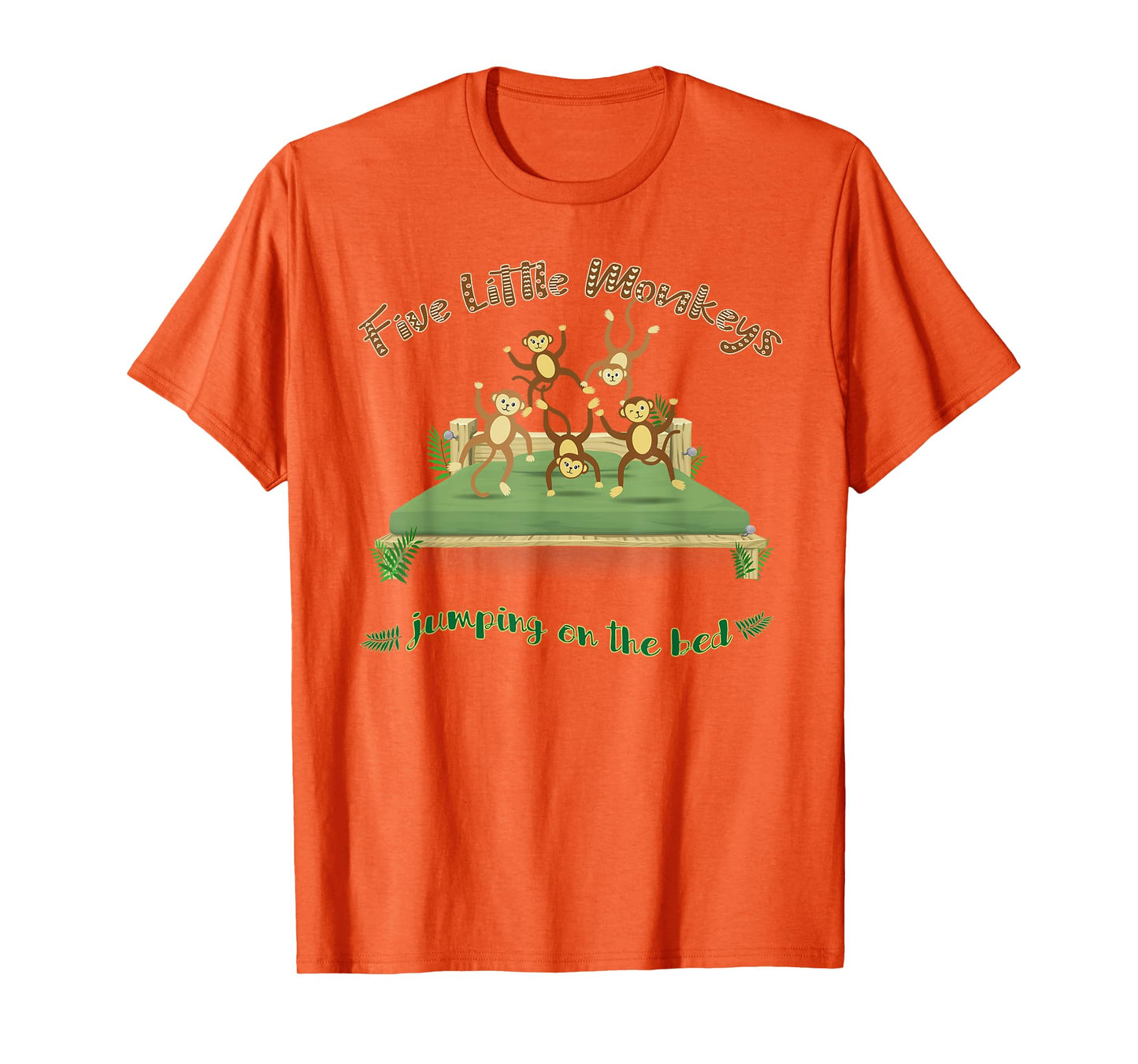 Five Little Monkeys unique Nursery Rhymes T-shirt T-Shirt