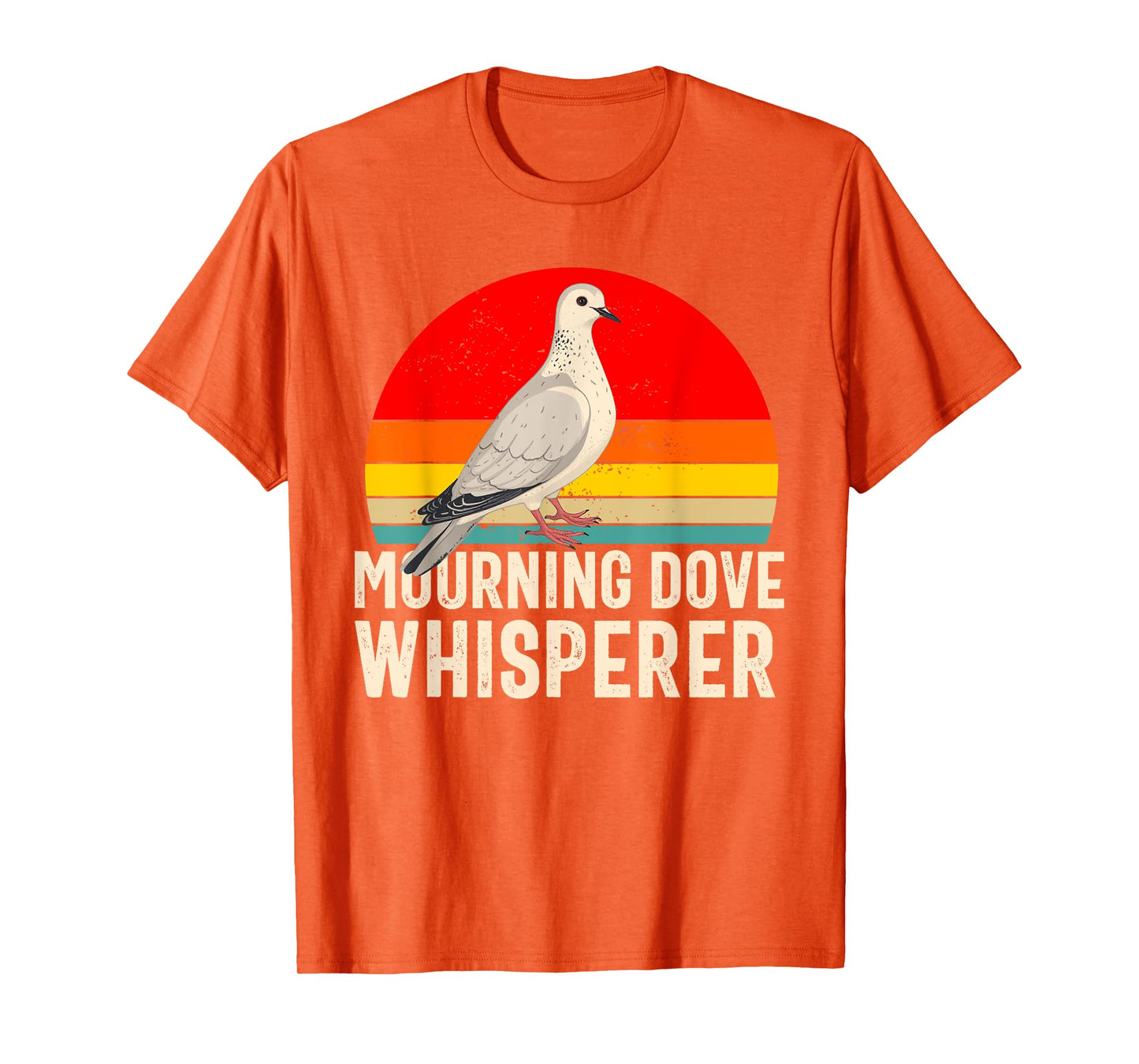 Mourning Dove Bird Lover Women Men Girl Boys Vintage Retro T-Shirt
