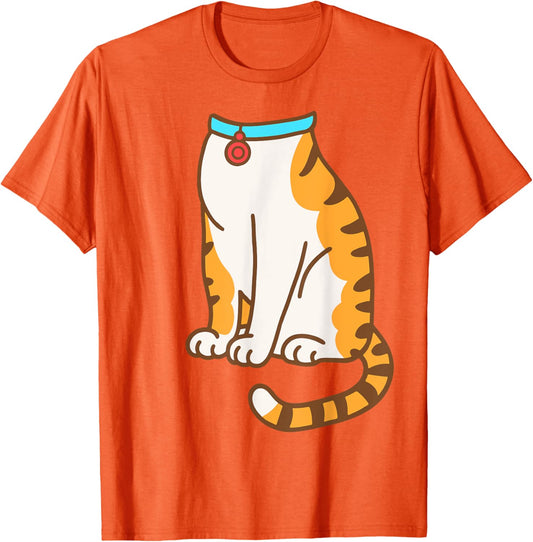 Orange Cat Shirt Adult Kids Men Women Orange Cat Costume T-Shirt