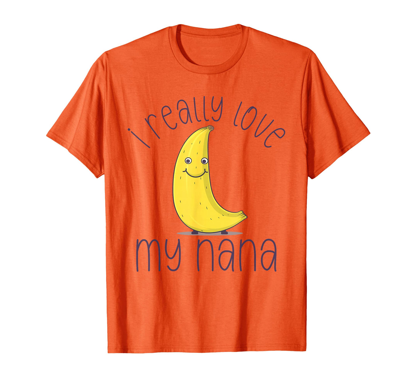 Cute Funny Banana Nana Toddler Kid I Really Love My Nana T-Shirt