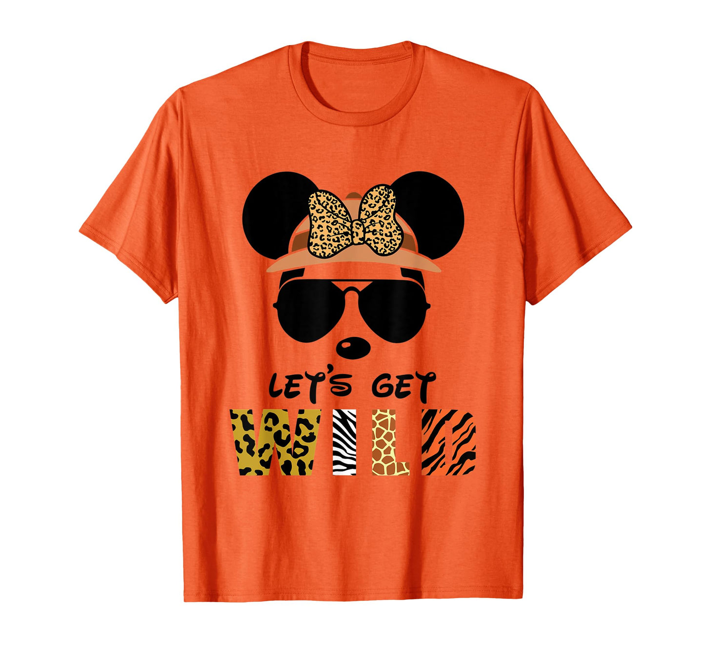 Let's Get Wild Zoo Animals Safari Party A Day At The Zoo T-Shirt