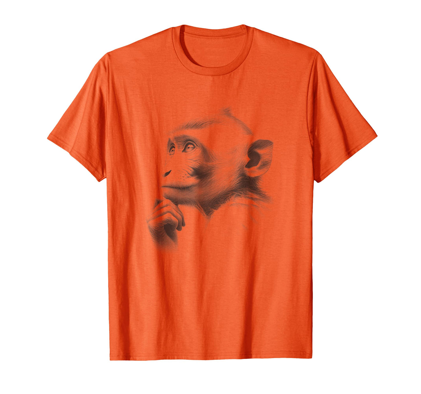 Monkey Sketch Drawing Art Design T-Shirt