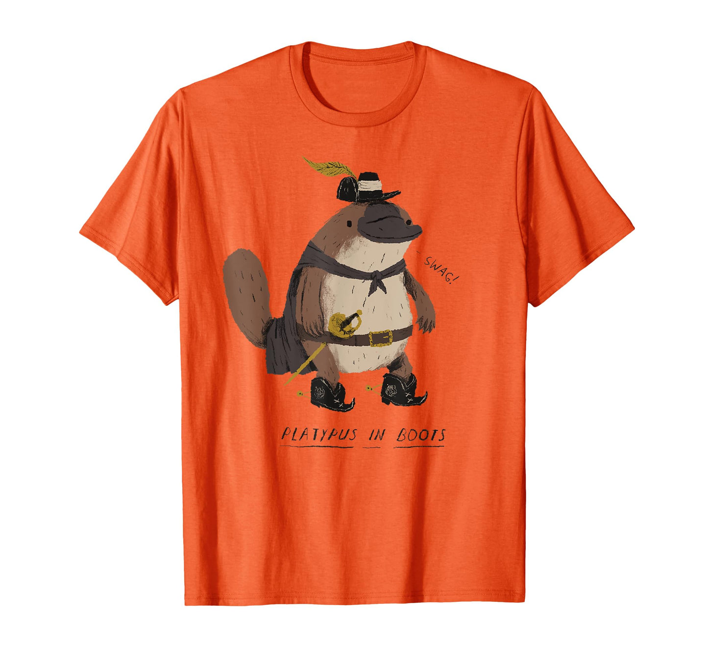 platypus in boots T-shirt / platypus tee! T-Shirt
