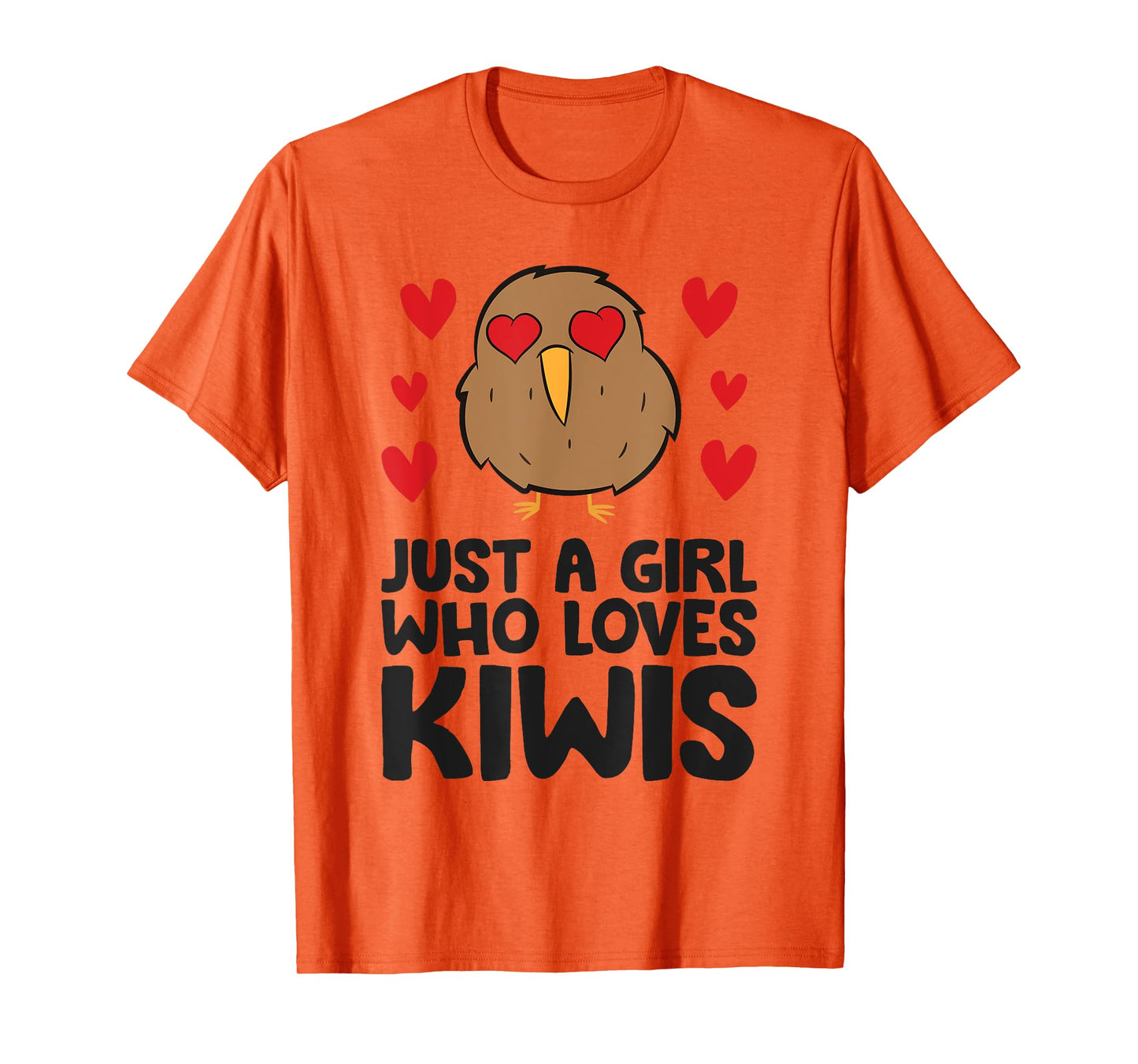 Just A Girl Who Loves Kiwis Cute Kiwi Bird T-Shirt