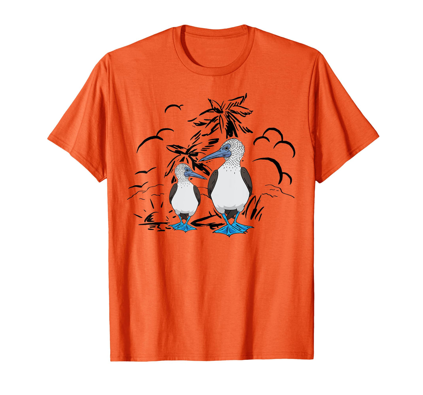 Seabirds Blue-footed Booby Bird Galapagos Islands T-Shirt