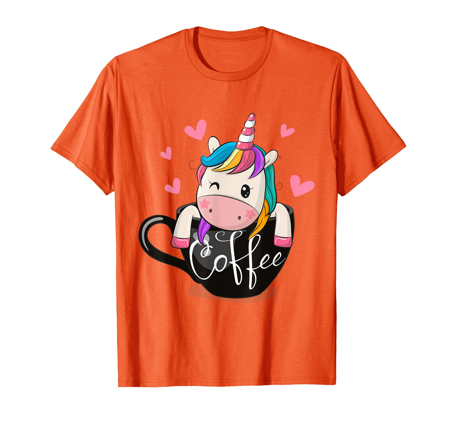 Coffee Drinker Tshirt Gift Cute Unicorn Lover Coffee Humor T-Shirt