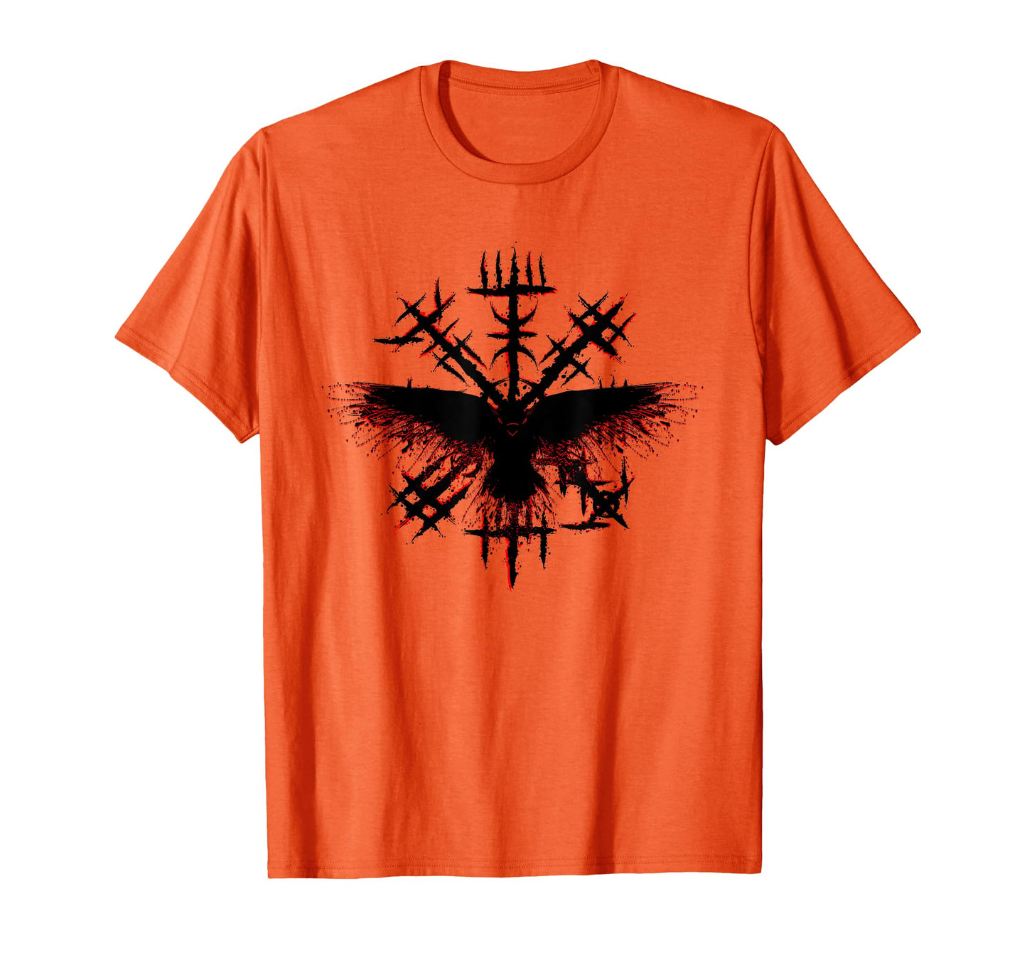 Blood Eagle / Blood Raven Norse Viking Rune T-Shirt