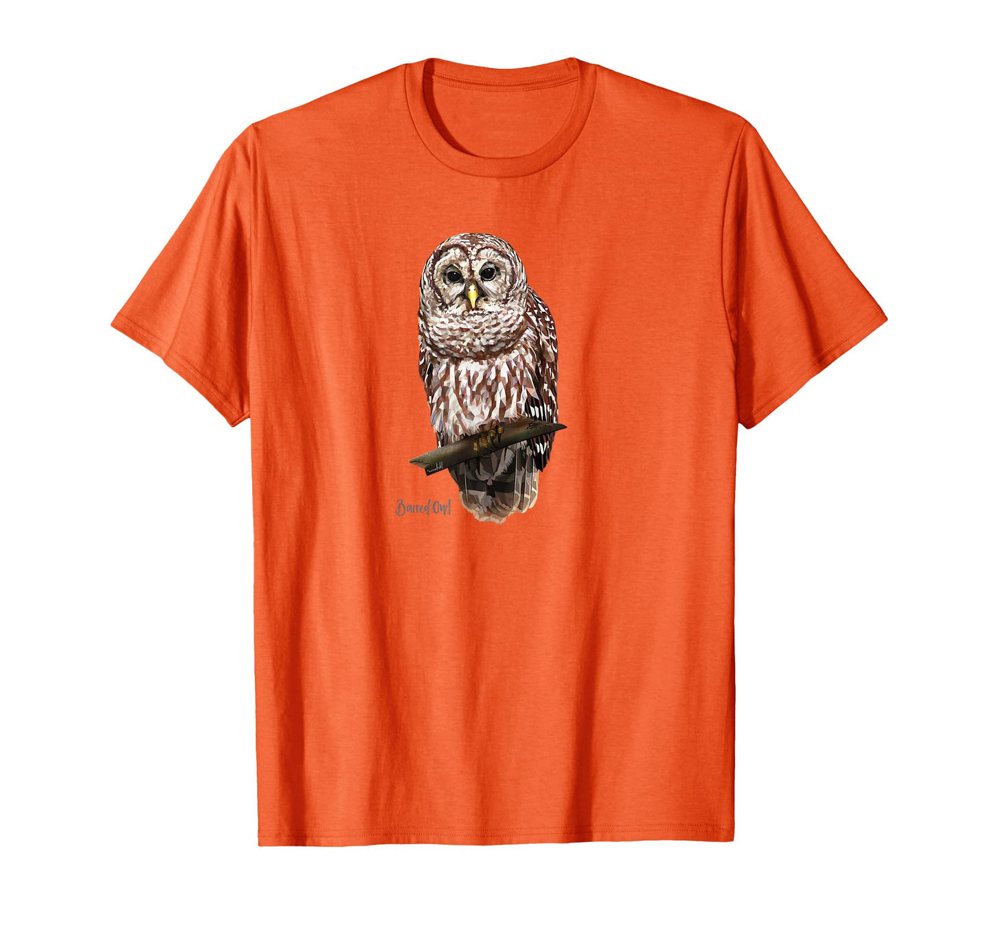 Barred Owl Graphic Birder Shirt Wildlife Bird Watching T-Shirt