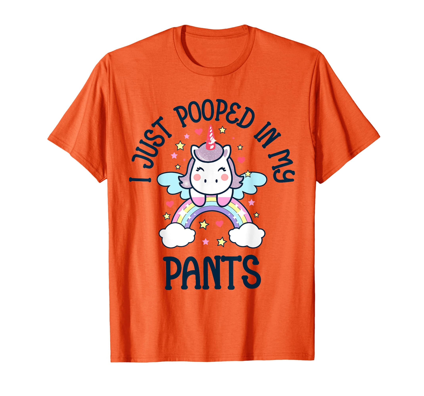 I Just Pooped in my Pants Funny Unicorn Adult Humor Meme T-Shirt