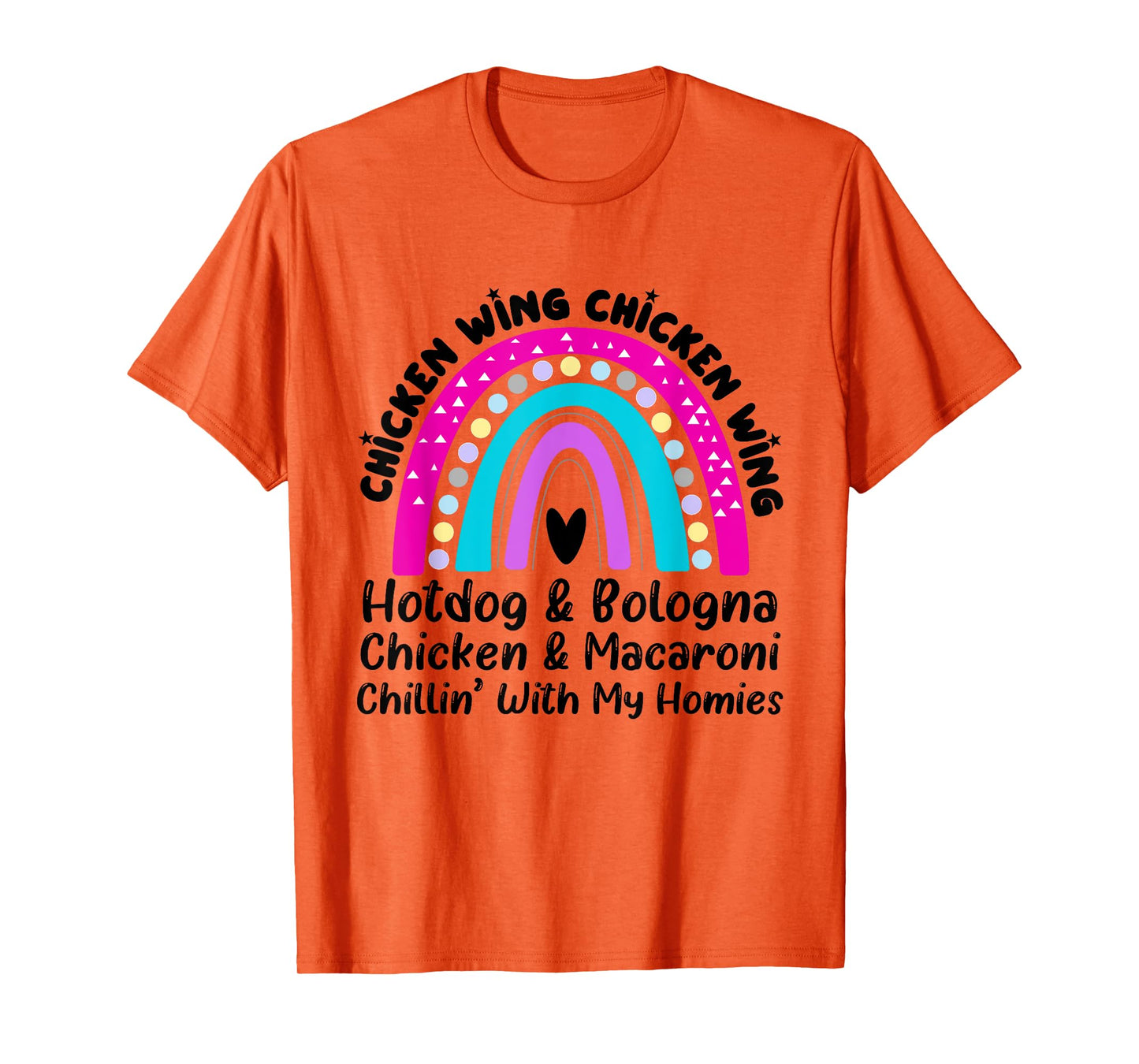 Viral Chicken Wing Chicken Wing Hot Dog Bologna Song lyric T-Shirt