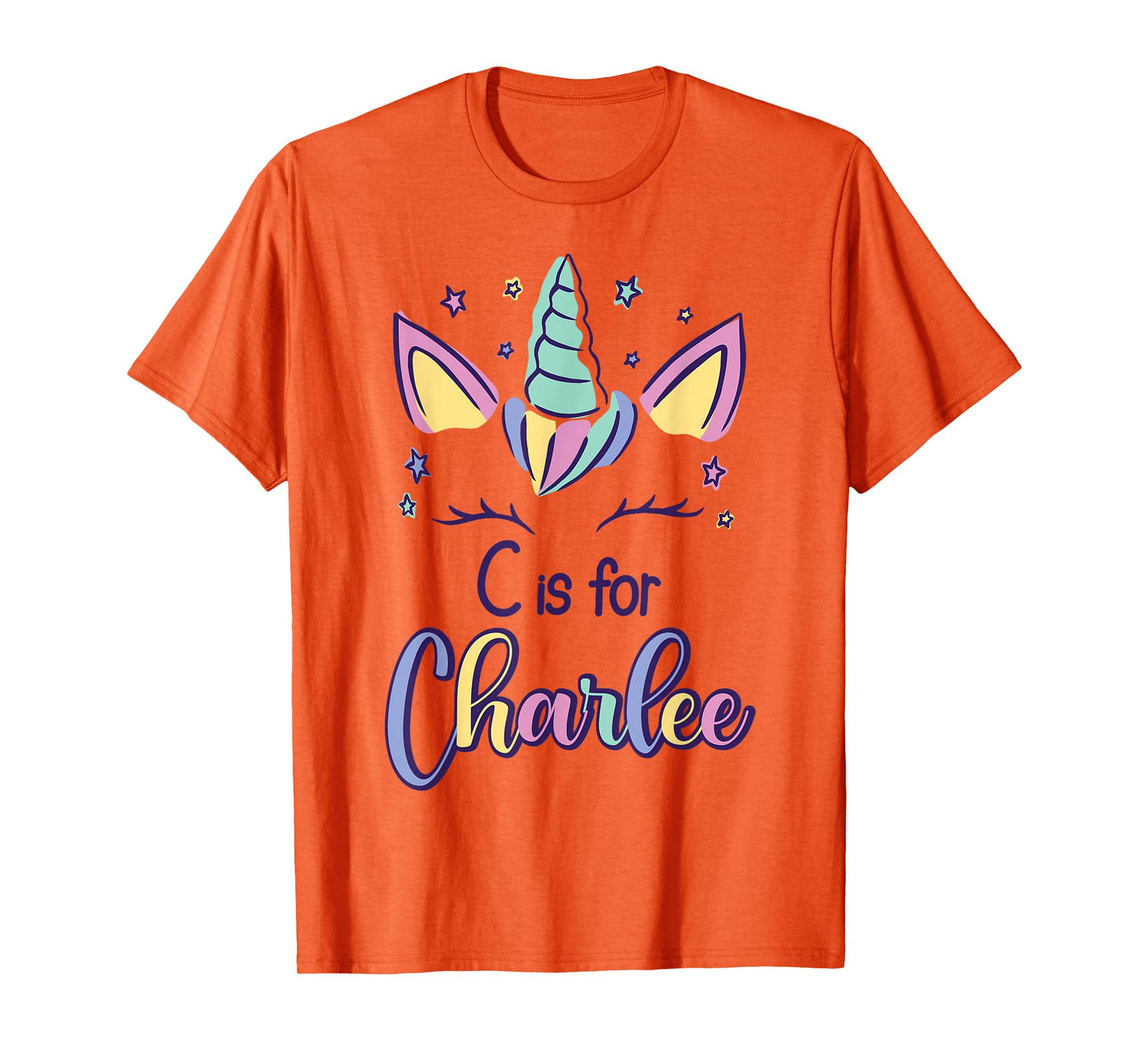First Name Charlee Personalized C Is For Charlee T-Shirt