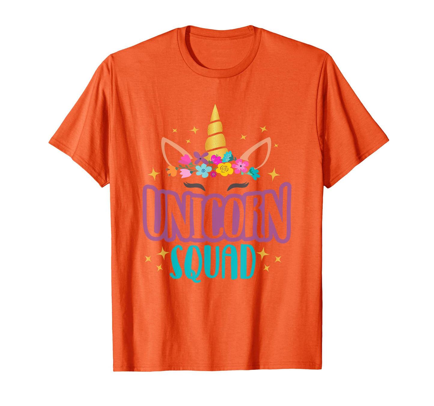 Unicorn Squad Unicorns Girls Birthday Party Matching Gift T-Shirt