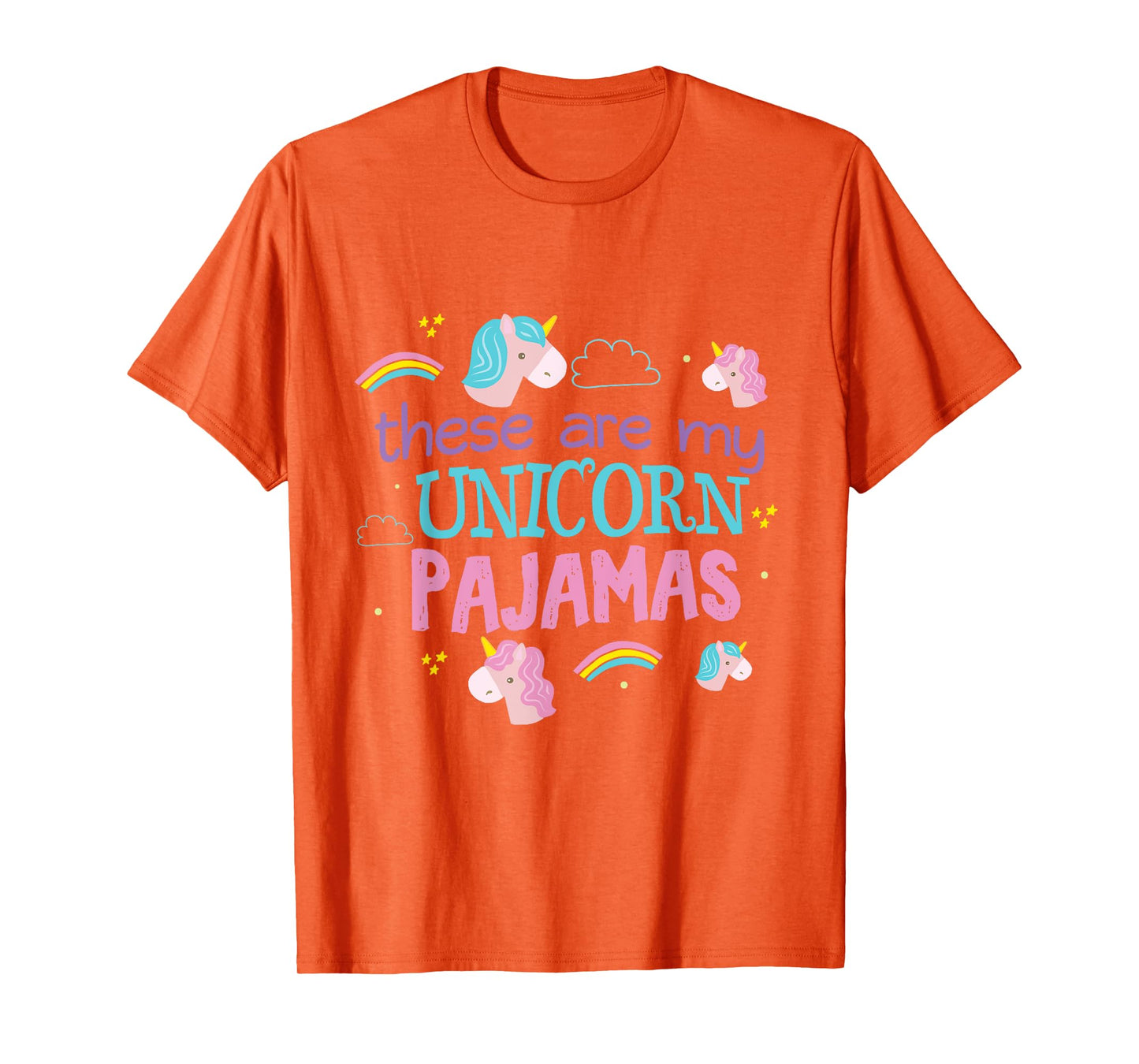 My Unicorn Pajamas Funny Shirt PJ Top Sleep Over Teens T-Shirt