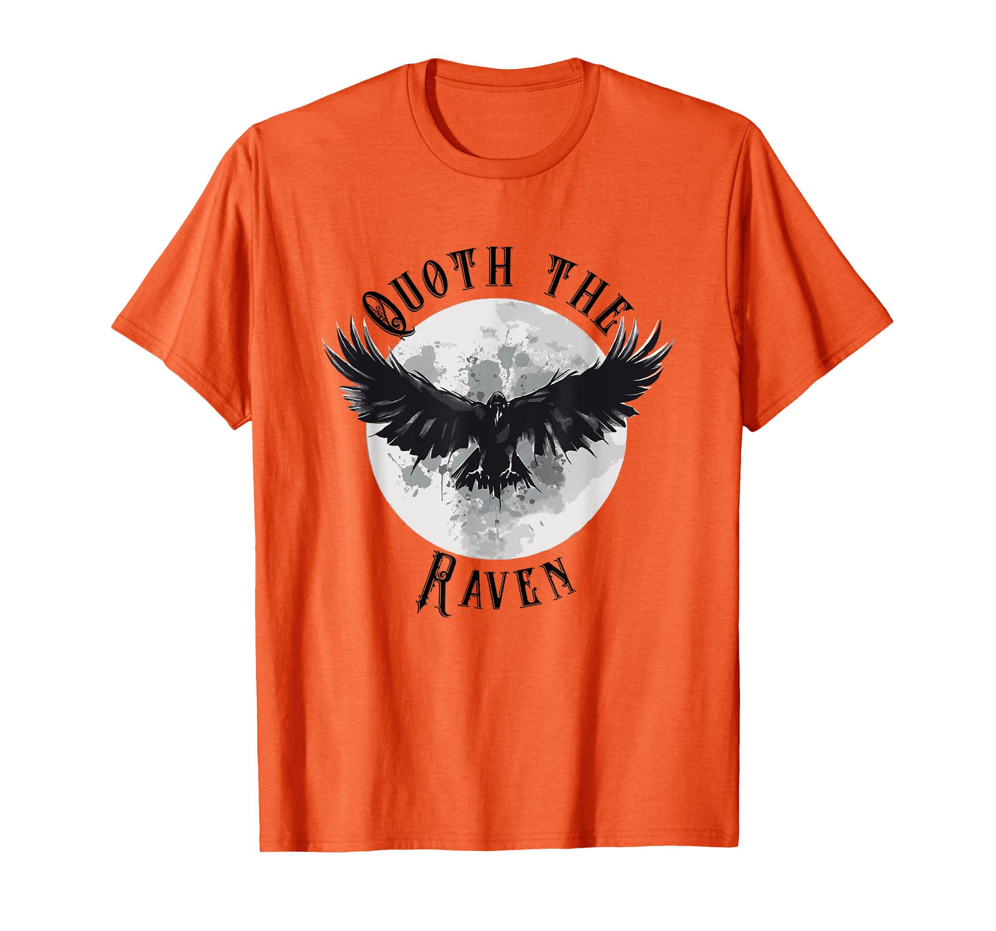 Edgar Allan Poe Nevermore The Raven Quote Literary Book T-Shirt