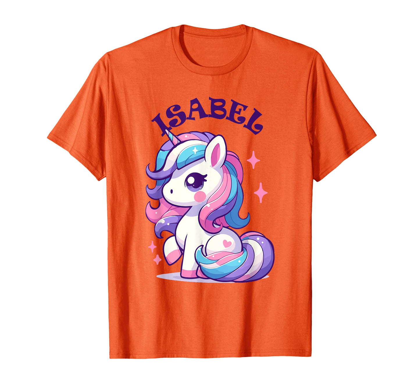 Isabel Cute Unicorn Design for Girls Name Isabel T-Shirt