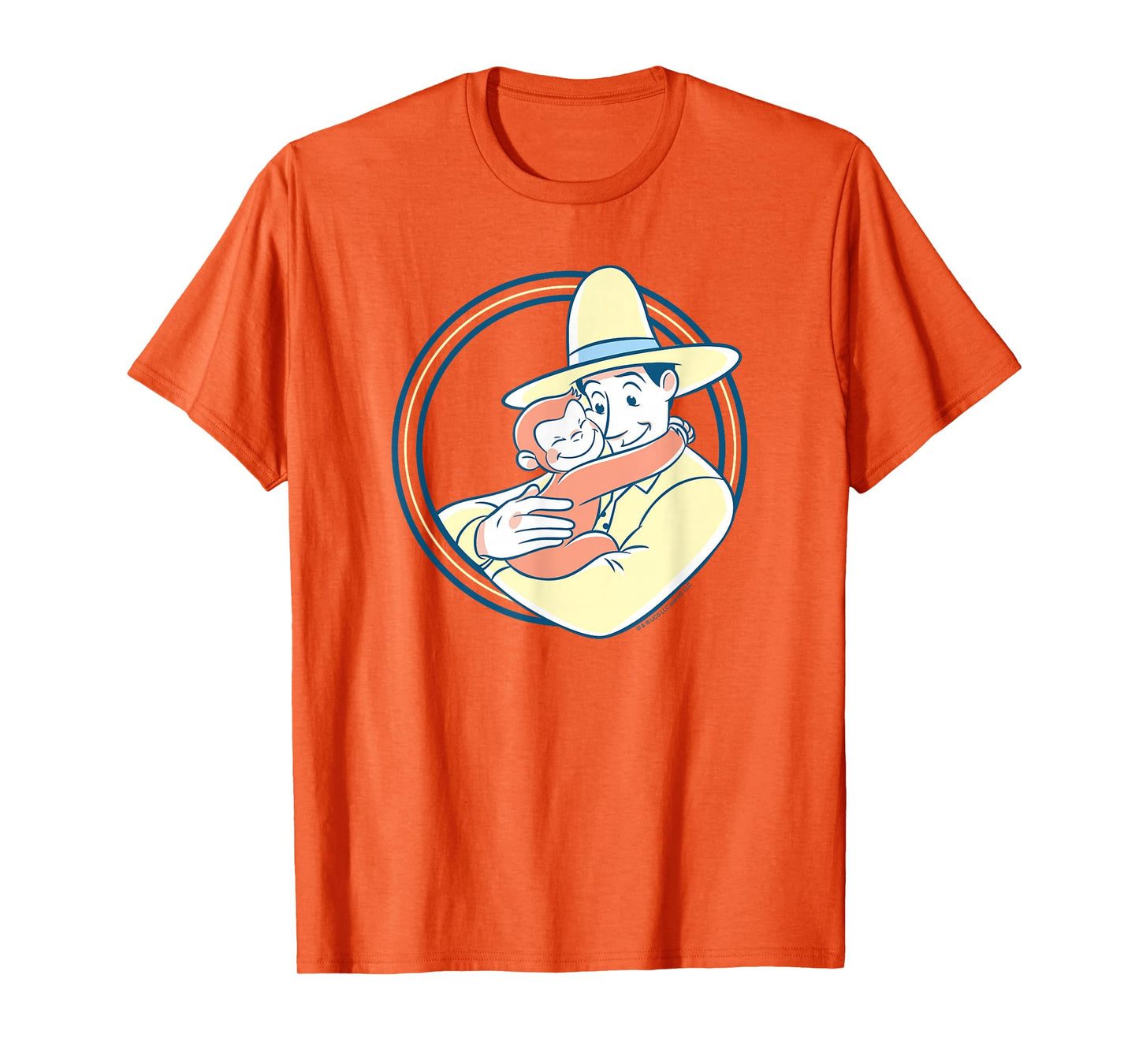 Curious George The Man with the Yellow Hat Hug T-Shirt