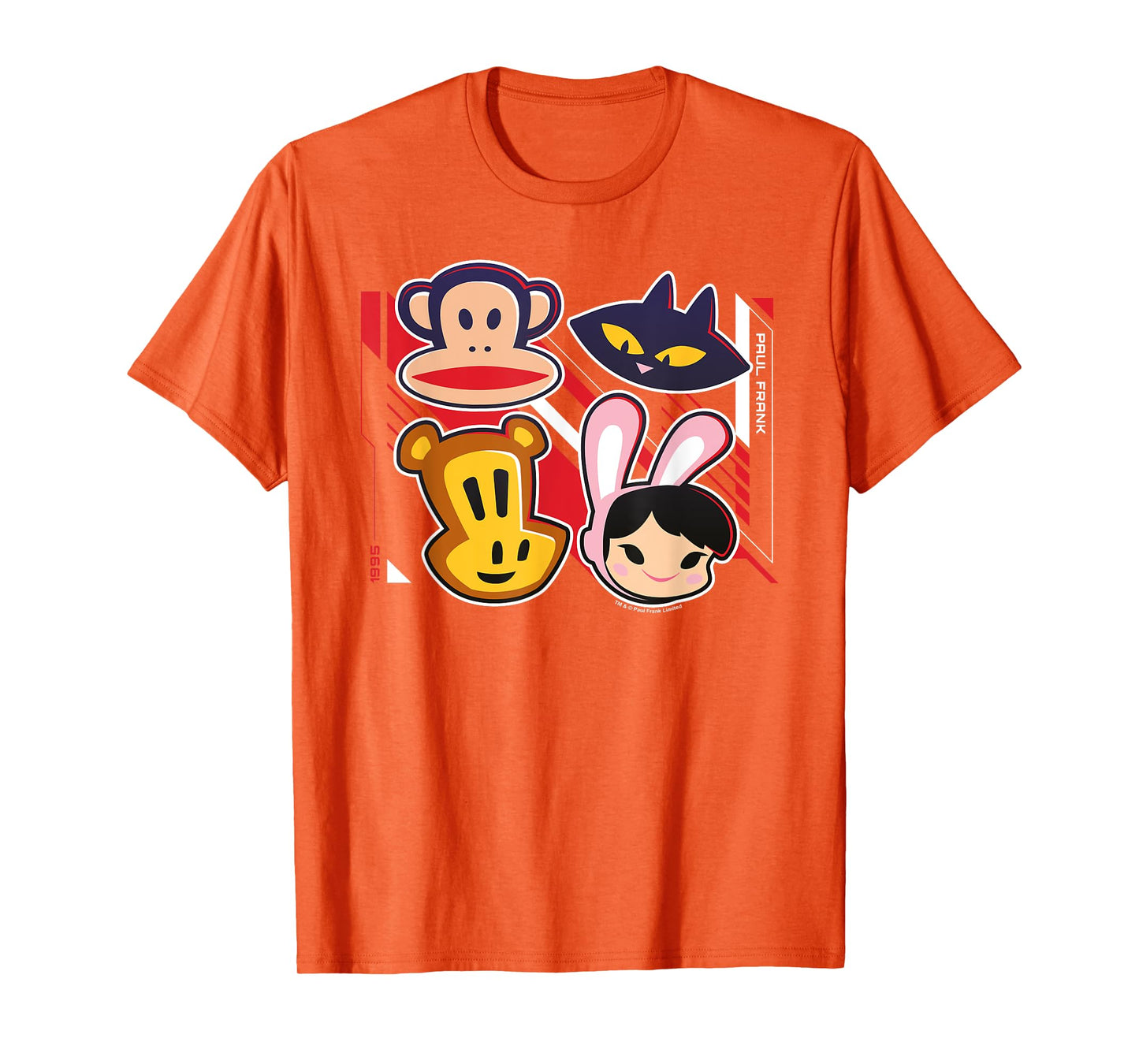 Paul Frank Retro 1995 Julius The Monkey & Co Heads T-Shirt