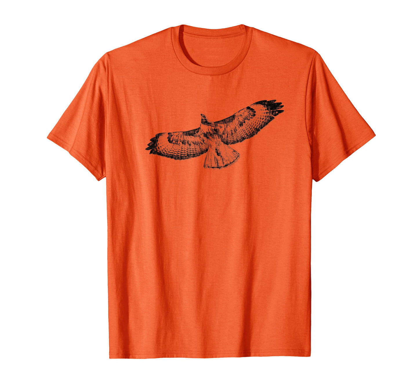 Hawk T Shirt Bird Flying Sketch