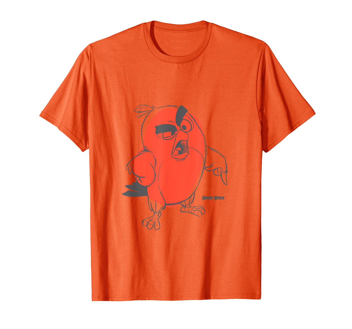 Angry Birds Red Character Sketch Official Merchandise T-Shirt