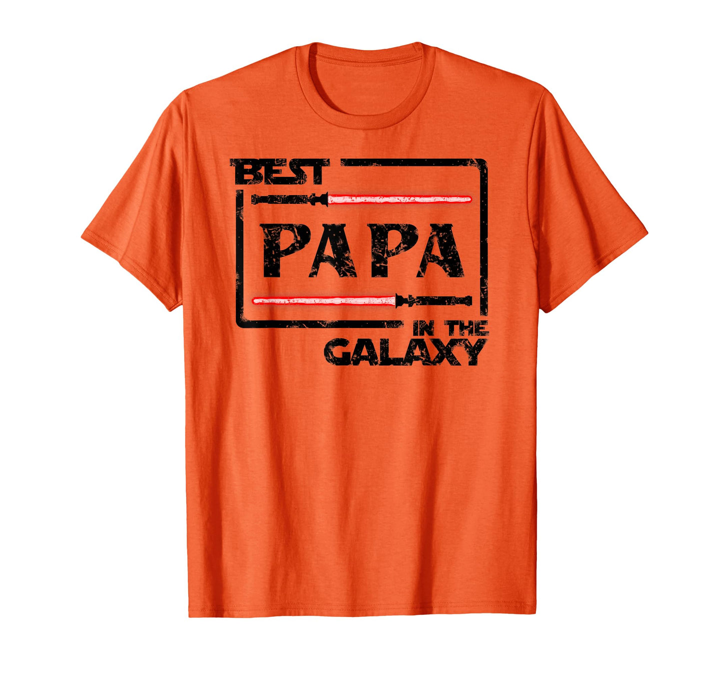 Fathers Day Gift Best Papa In Galaxy Mens T-Shirt T-Shirt