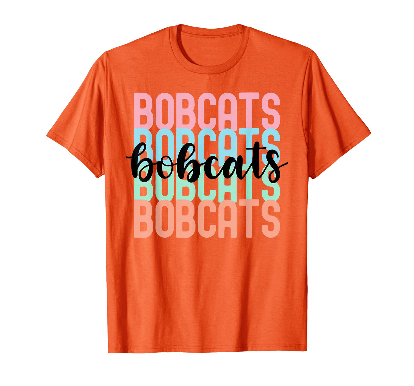 Bobcats Team Mascot School Spirit Game Night T-Shirt