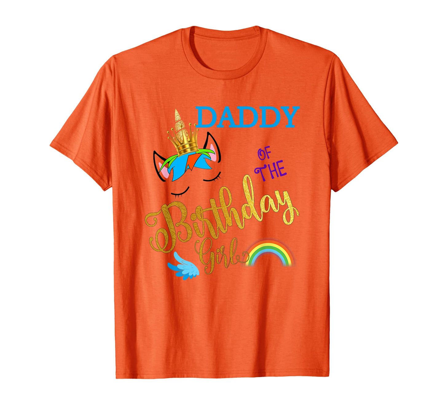 Daddy of The Birthday for Girl Father Unicorn First Birthday T-Shirt